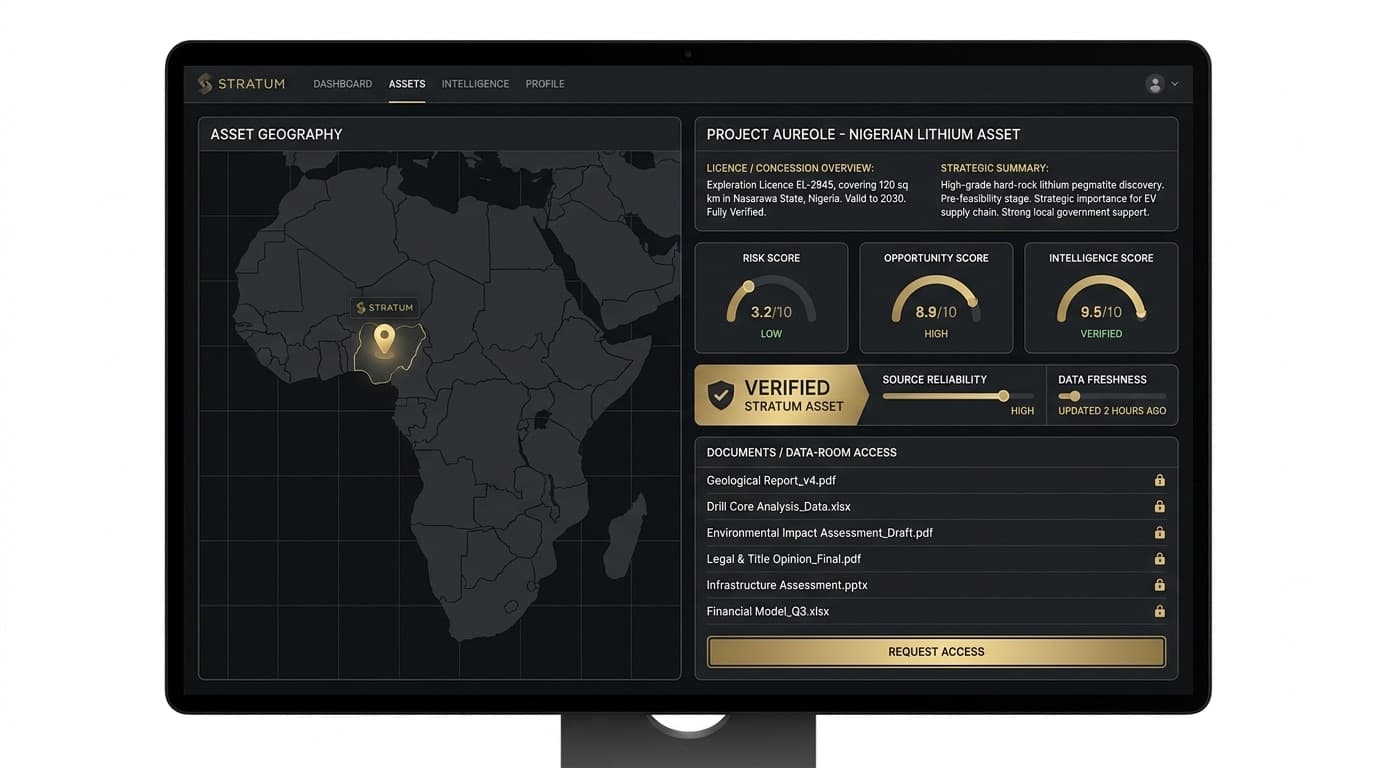 STRATUM secure asset data room